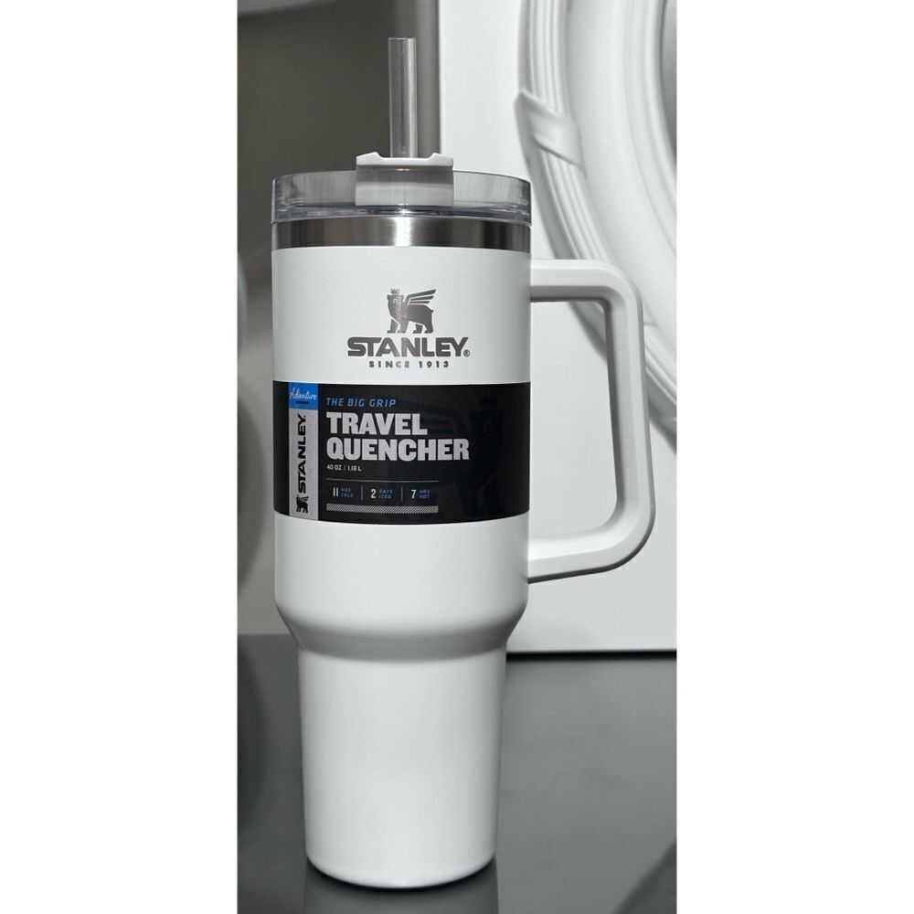 Stanley Adventure Quencher‎ 40oz Stainless Steel Tumbler- WHITE
